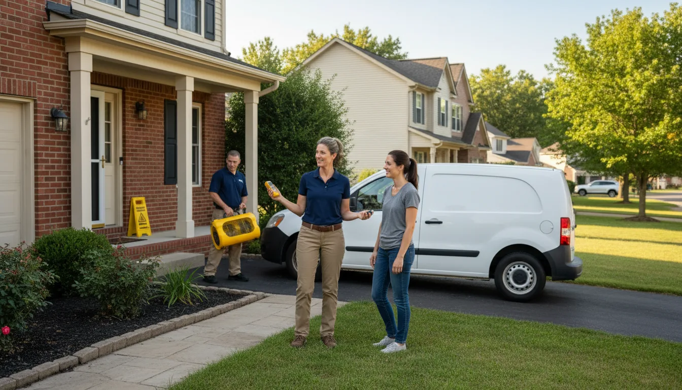 Water restoration image for Water Damage & Restoration Services in Saint Louisville, OH